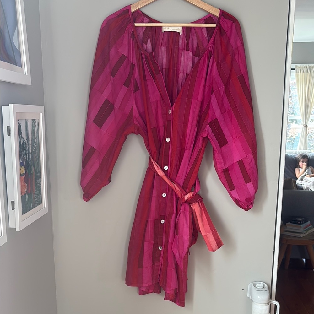 Natalie Martin Alex short dress with sash